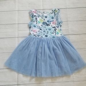 Guess brand little girls dress with tule skirt
